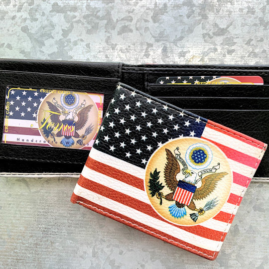 America Emblem and flag wallet