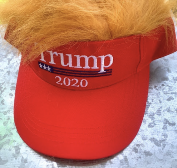 trump visor hats