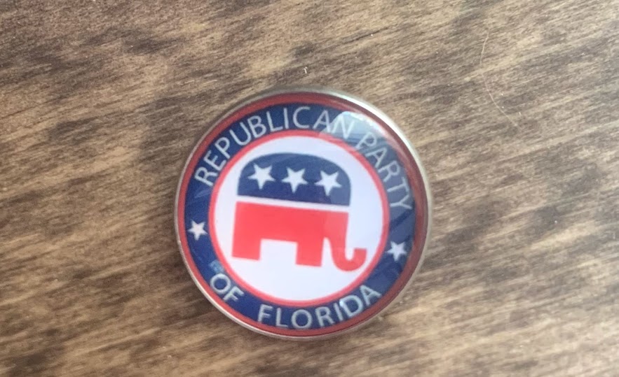 Republican  Party lapel pin 