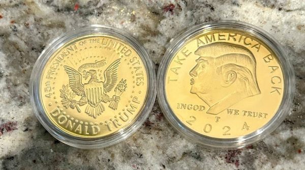 TRUMP GOLD COIN~TAKE AMERICA BACK